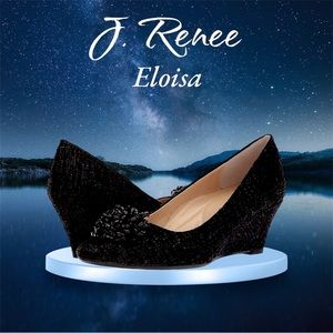 𝓙. 𝓡𝓮𝓷𝓮𝓮 🖤Eloisa🖤 BLACK Wedge